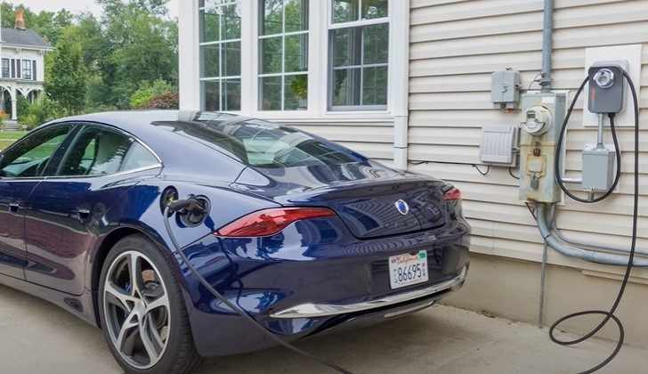 EV car using EV Home charging