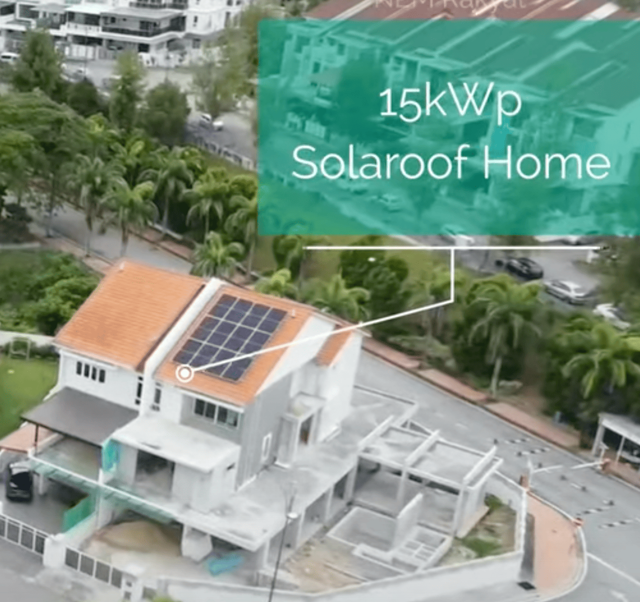 solar panel installed 15kwp at home