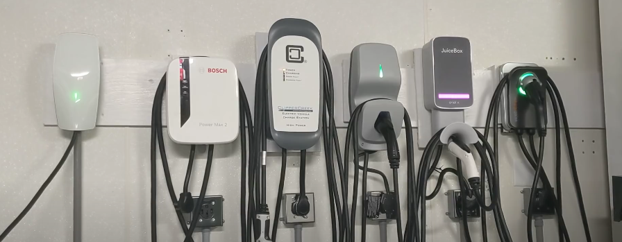 Different brands of EV chargers have different designs across and dimensions unique to them , its wise to dictate which suit the space in your home