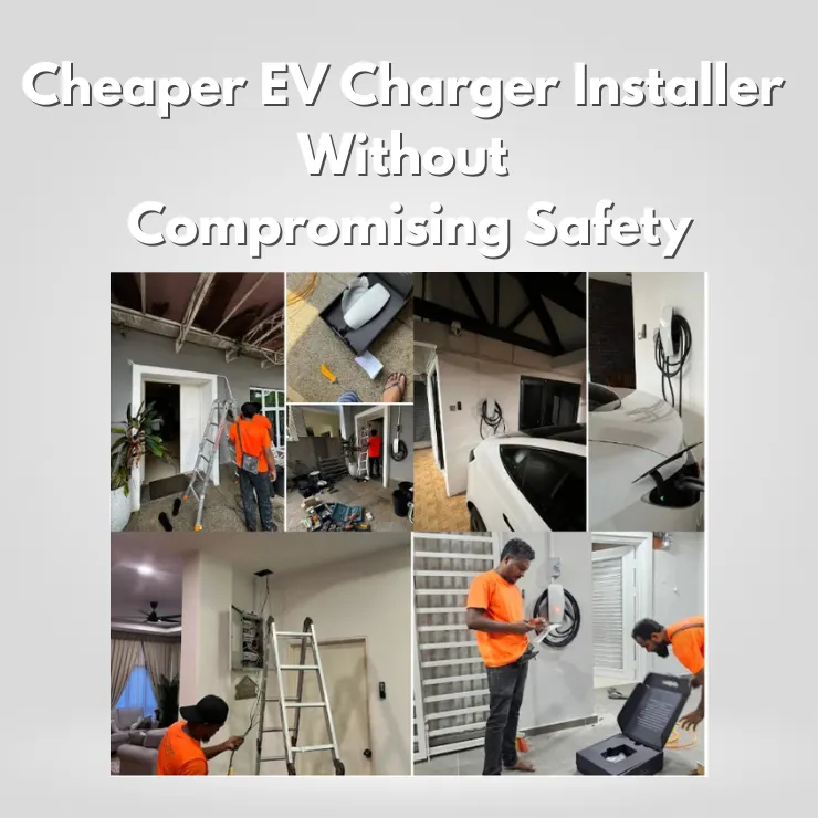 Thumbnail photo showing how a proper EV charger installation starts with planning and execution—critical steps even when selecting a cheaper EV charger installer