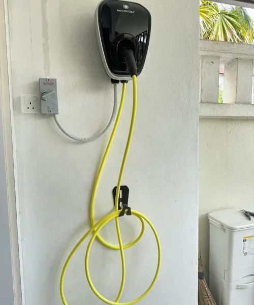 Mini cooper EV charger installation Malaysia